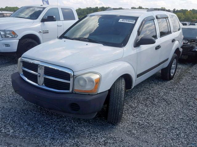 1D4HB38N35F584996 - 2005 DODGE DURANGO ST WHITE photo 2