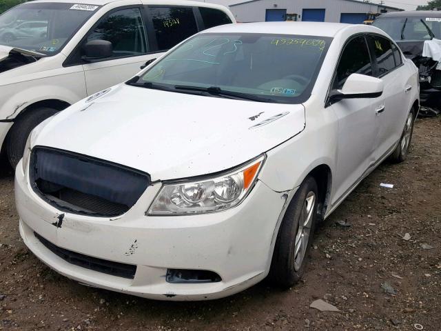 1G4GB5EG8AF145311 - 2010 BUICK LACROSSE C WHITE photo 2