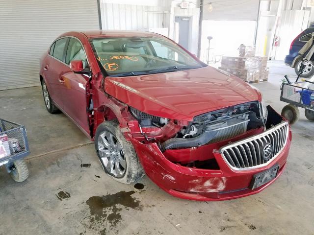 1G4GC5E39DF296530 - 2013 BUICK LACROSSE RED photo 1