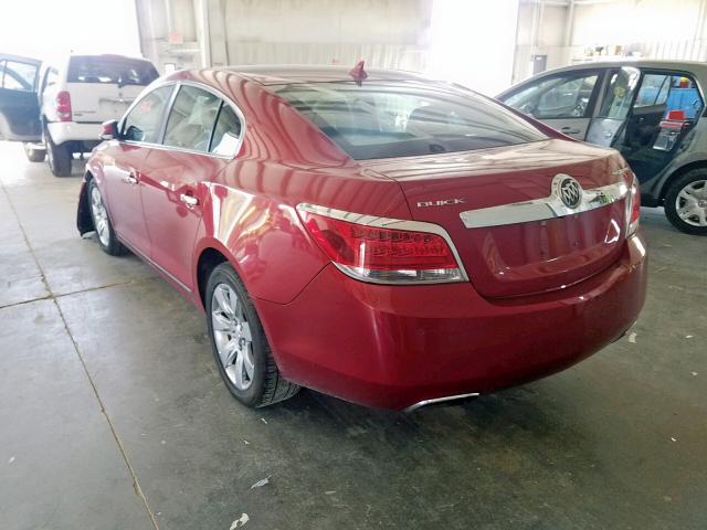 1G4GC5E39DF296530 - 2013 BUICK LACROSSE RED photo 3