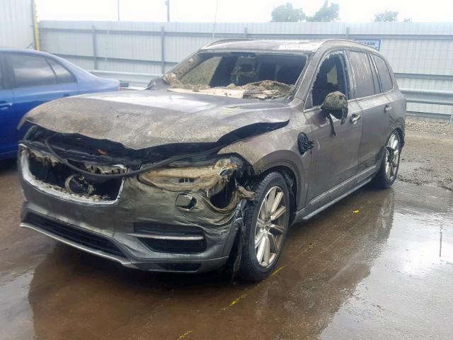 YV4BR0PL5J1323886 - 2018 VOLVO XC90 T8 GRAY photo 2