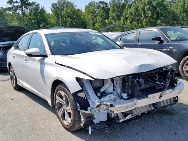 1HGCV2F5XJA030794 - 2018 HONDA ACCORD EXL WHITE photo 1