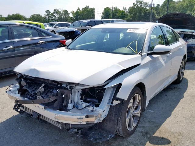 1HGCV2F5XJA030794 - 2018 HONDA ACCORD EXL WHITE photo 2