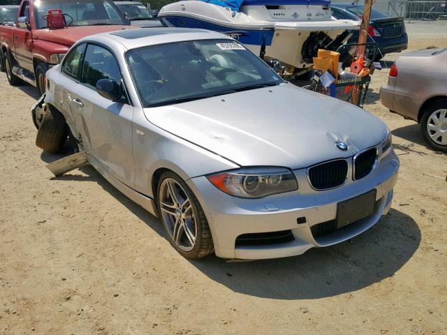 WBAUC9C56DVY60852 - 2013 BMW 135 I SILVER photo 1