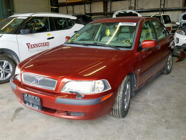 YV1VS295X1F636038 - 2001 VOLVO S40 1.9T RED photo 2