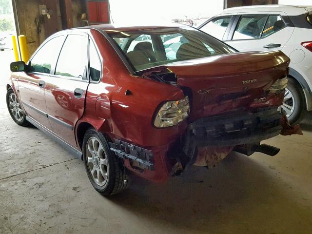 YV1VS295X1F636038 - 2001 VOLVO S40 1.9T RED photo 3