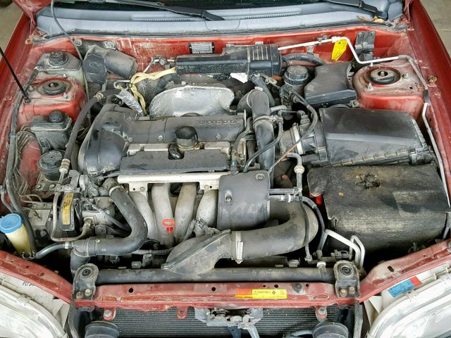 YV1VS295X1F636038 - 2001 VOLVO S40 1.9T RED photo 7