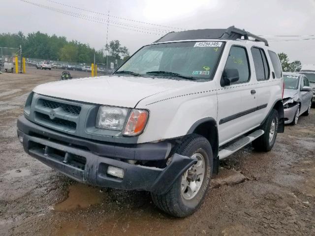 5N1ED28Y51C532422 - 2001 NISSAN XTERRA XE WHITE photo 2