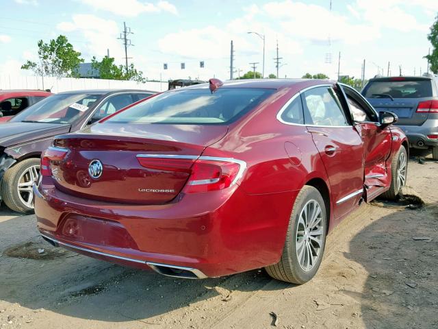 1G4ZP5SS6HU184097 - 2017 BUICK LACROSSE E MAROON photo 4