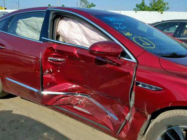 1G4ZP5SS6HU184097 - 2017 BUICK LACROSSE E MAROON photo 9