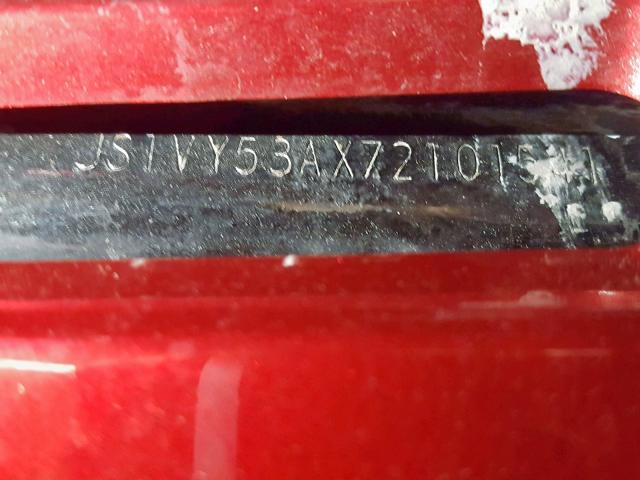 JS1VY53AX72101541 - 2007 SUZUKI VZR1800 RED photo 10