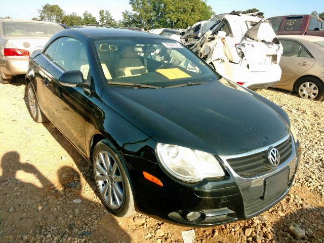 WVWFA71F67V031480 - 2007 VOLKSWAGEN EOS 2.0T L BLACK photo 1