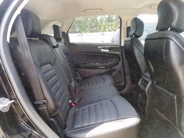 2FMPK3J85HBB14581 - 2017 FORD EDGE SEL BLACK photo 6