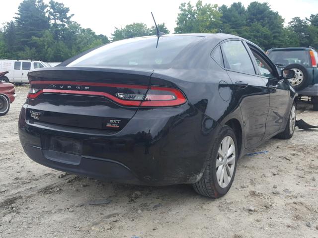 1C3CDFBB8ED833651 - 2014 DODGE DART SXT BLACK photo 4