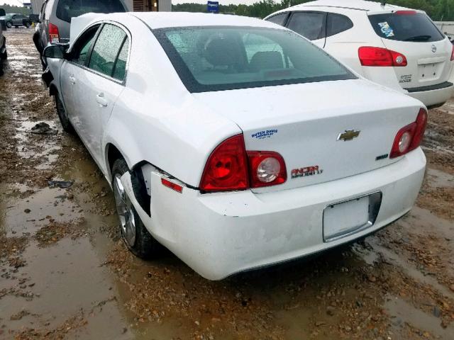 1G1ZC5E0XAF320003 - 2010 CHEVROLET MALIBU 1LT WHITE photo 3