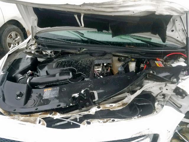 1G1ZC5E0XAF320003 - 2010 CHEVROLET MALIBU 1LT WHITE photo 7