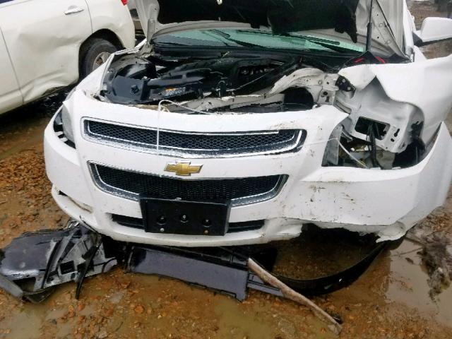 1G1ZC5E0XAF320003 - 2010 CHEVROLET MALIBU 1LT WHITE photo 9
