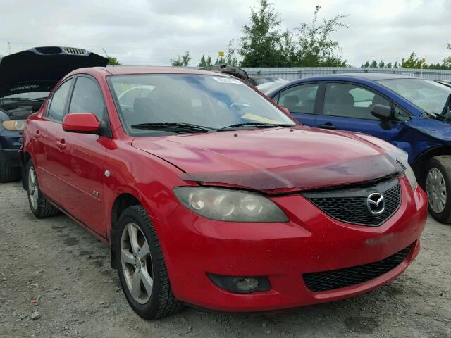 JM1BK123841186192 - 2004 MAZDA 3 S RED photo 1