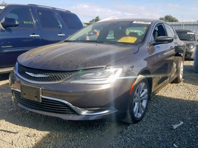 1C3CCCAB3GN150613 - 2016 CHRYSLER 200 LIMITE GRAY photo 2