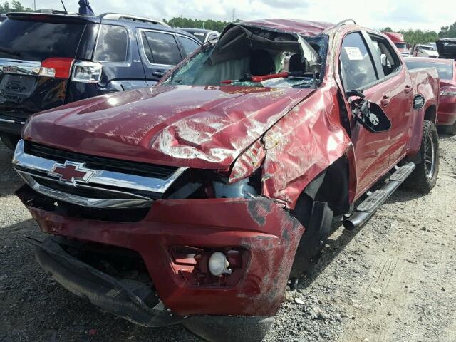 1GCGSCEN8J1249558 - 2018 CHEVROLET COLORADO L RED photo 2