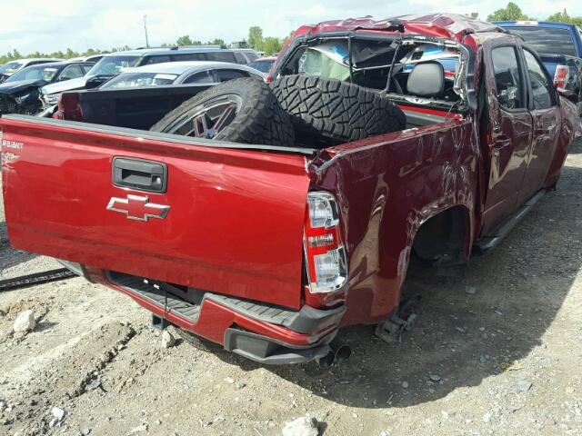 1GCGSCEN8J1249558 - 2018 CHEVROLET COLORADO L RED photo 4