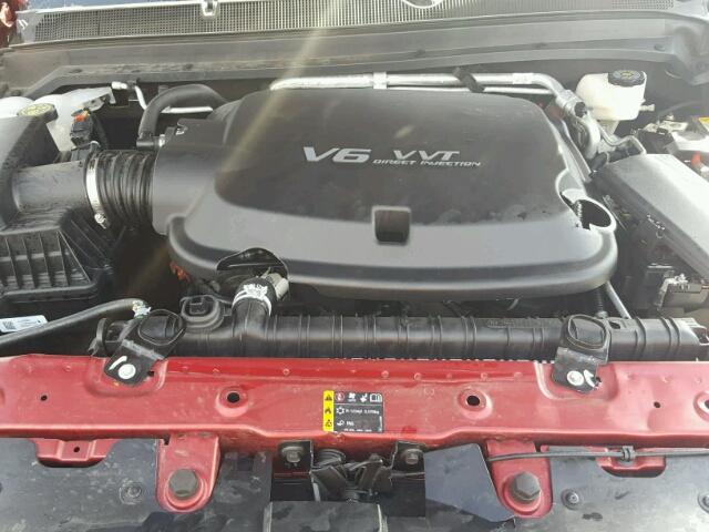 1GCGSCEN8J1249558 - 2018 CHEVROLET COLORADO L RED photo 7