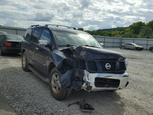 5N1AA08A06N736605 - 2006 NISSAN ARMADA SE BLUE photo 1