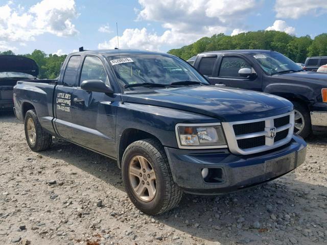 1D7RW3BK7BS623506 - 2011 DODGE DAKOTA SLT GREEN photo 1