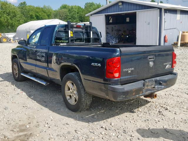 1D7RW3BK7BS623506 - 2011 DODGE DAKOTA SLT GREEN photo 3