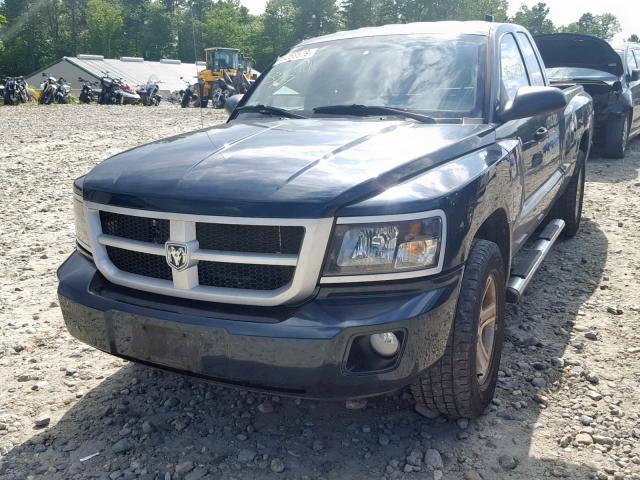 1D7RW3BK7BS623506 - 2011 DODGE DAKOTA SLT GREEN photo 9