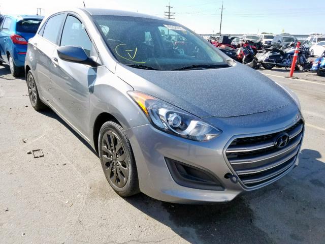 KMHD35LH2HU384256 - 2017 HYUNDAI ELANTRA GT GRAY photo 1