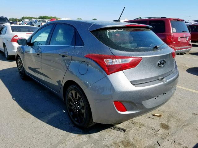 KMHD35LH2HU384256 - 2017 HYUNDAI ELANTRA GT GRAY photo 3