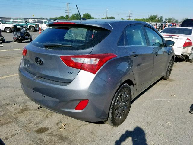 KMHD35LH2HU384256 - 2017 HYUNDAI ELANTRA GT GRAY photo 4