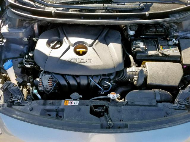 KMHD35LH2HU384256 - 2017 HYUNDAI ELANTRA GT GRAY photo 7