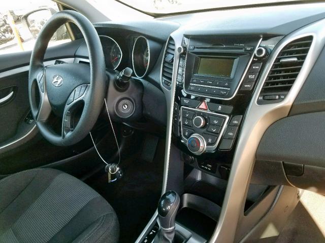 KMHD35LH2HU384256 - 2017 HYUNDAI ELANTRA GT GRAY photo 9