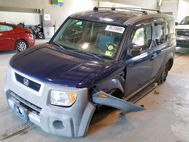 5J6YH28233L021502 - 2003 HONDA ELEMENT DX BLUE photo 9