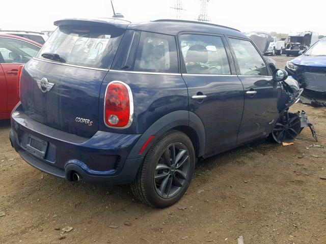 WMWZC5C58CWL56696 - 2012 MINI COOPER S C BLUE photo 4