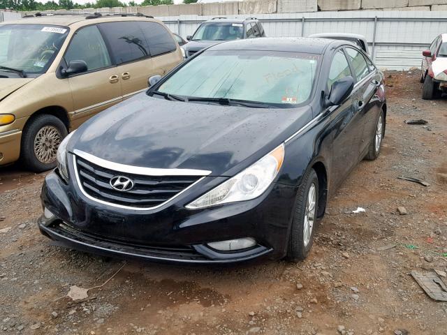 5NPEB4AC6DH717494 - 2013 HYUNDAI SONATA GLS BLACK photo 2