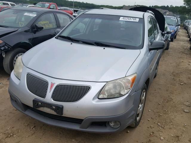 5Y2SL65818Z406460 - 2008 PONTIAC VIBE SILVER photo 2