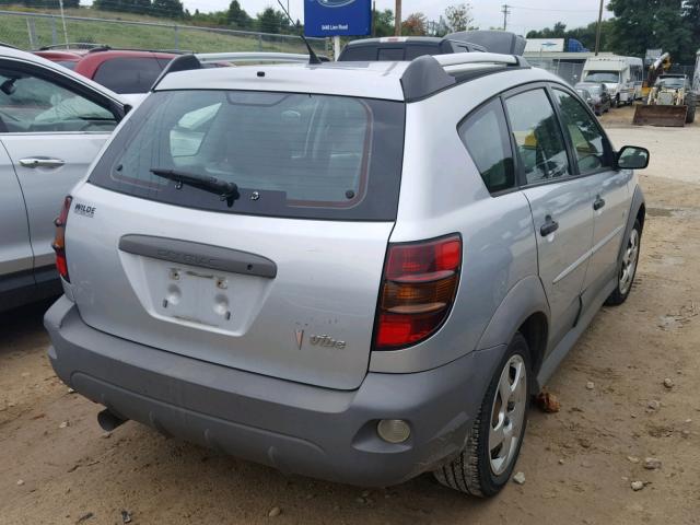 5Y2SL65818Z406460 - 2008 PONTIAC VIBE SILVER photo 4