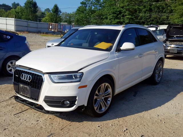 WA1EFCFS9FR008370 - 2015 AUDI Q3 PREMIUM WHITE photo 2