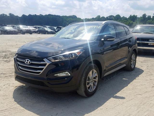 KM8J33A40JU719138 - 2018 HYUNDAI TUCSON SEL BLACK photo 2