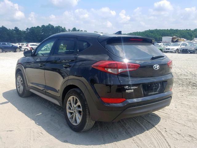 KM8J33A40JU719138 - 2018 HYUNDAI TUCSON SEL BLACK photo 3