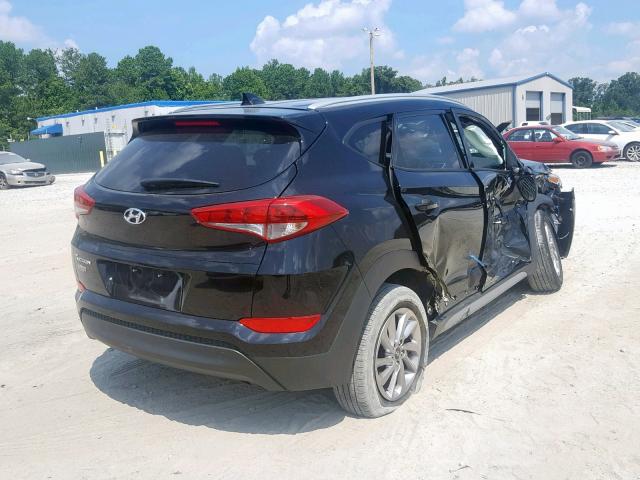 KM8J33A40JU719138 - 2018 HYUNDAI TUCSON SEL BLACK photo 4