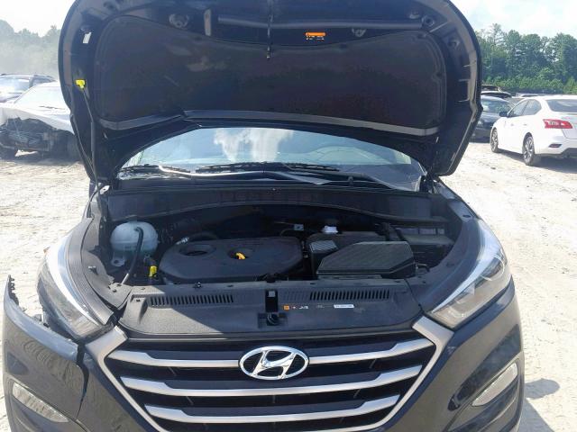 KM8J33A40JU719138 - 2018 HYUNDAI TUCSON SEL BLACK photo 7