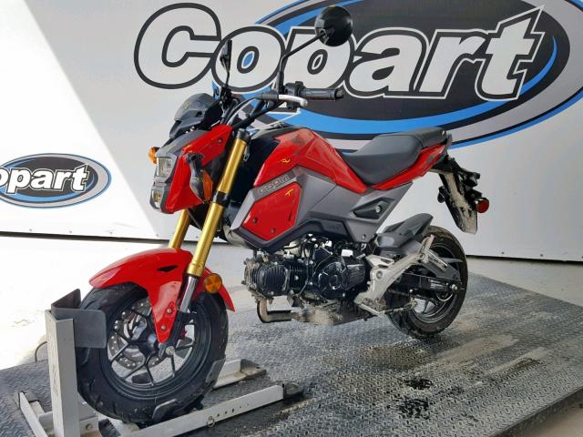 MLHJC7517J5001590 - 2018 HONDA GROM RED photo 2