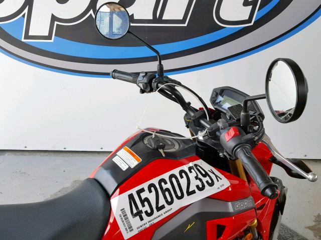 MLHJC7517J5001590 - 2018 HONDA GROM RED photo 5