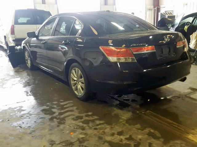 1HGCP2F84CA183761 - 2012 HONDA ACCORD EXL BLACK photo 3