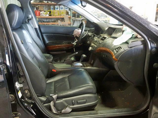 1HGCP2F84CA183761 - 2012 HONDA ACCORD EXL BLACK photo 5