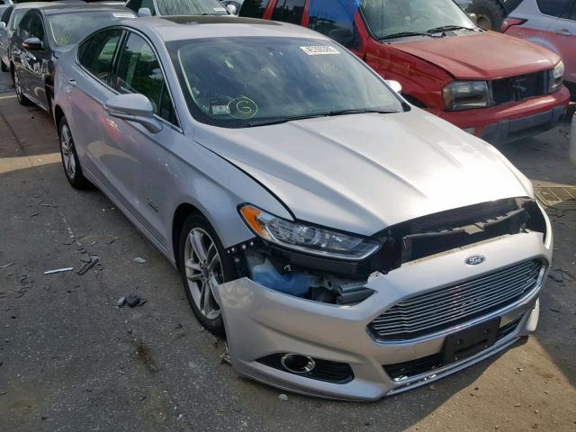 3FA6P0SU4GR401735 - 2016 FORD FUSION TIT SILVER photo 1